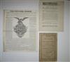 (LAFAYETTE, GILBERT DU MOTIER; MARQUIS DE.) Group of Lafayette pamphlets and ephemera.